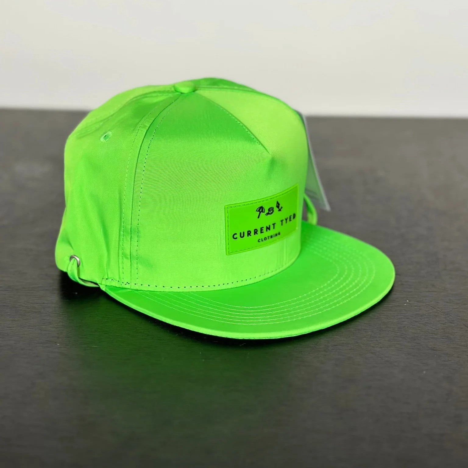 Current Tyed Clothing "Brights" Waterproof Snapback - Neon Green