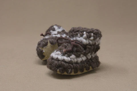 Padraig Cottage Slippers - Brown Stripe