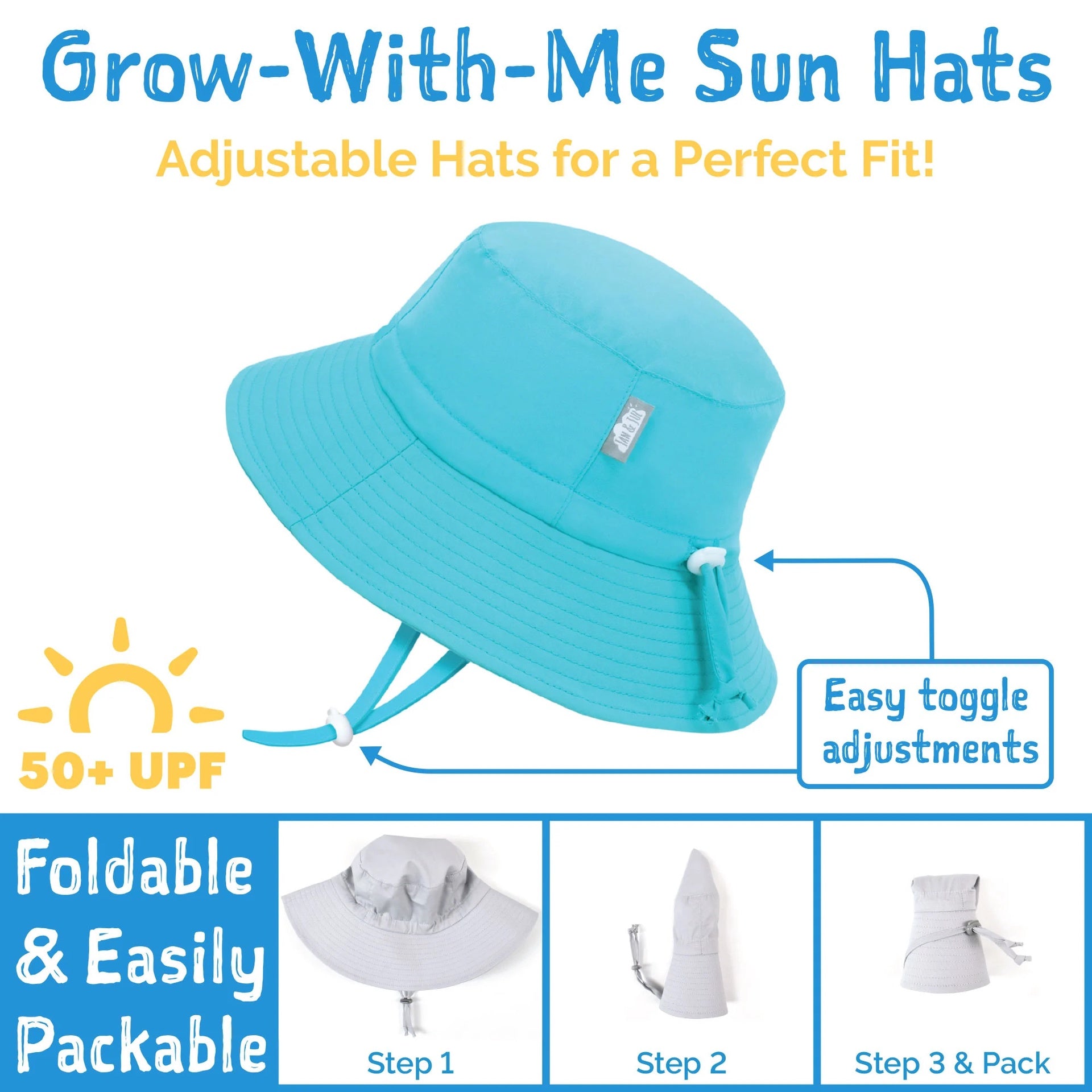 Jan & Jul Aqua-Dry Bucket Hat - Pink Ice Cream