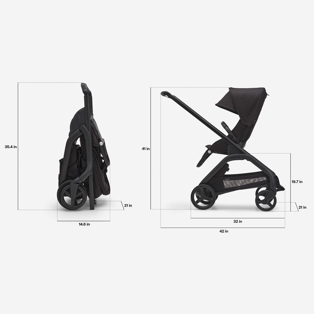 bugaboo dragonfly size dimensions