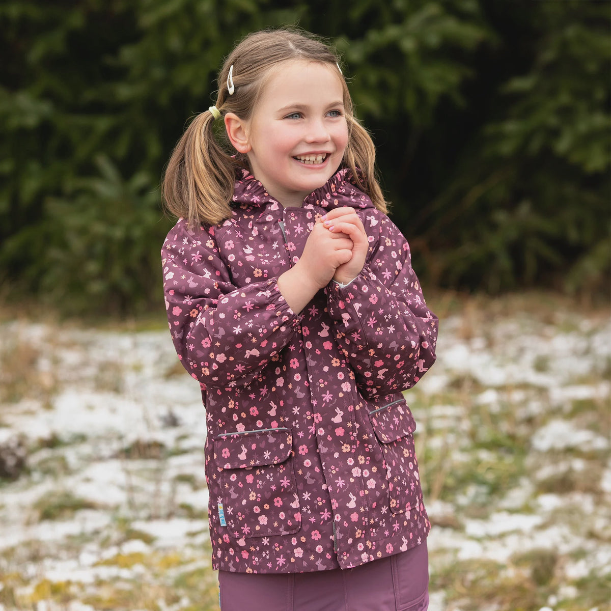 Jan & Jul Puddle Dry Rain Jacket - Bunny Blooms