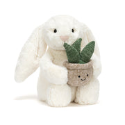 Jellycat Cream Bunny with Plant