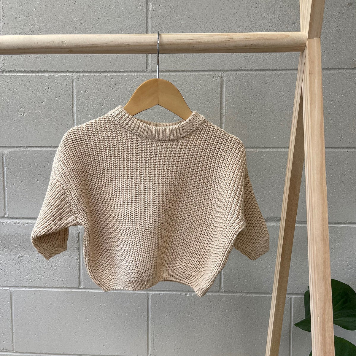 Belan.J Kids Knit Sweater - Cream