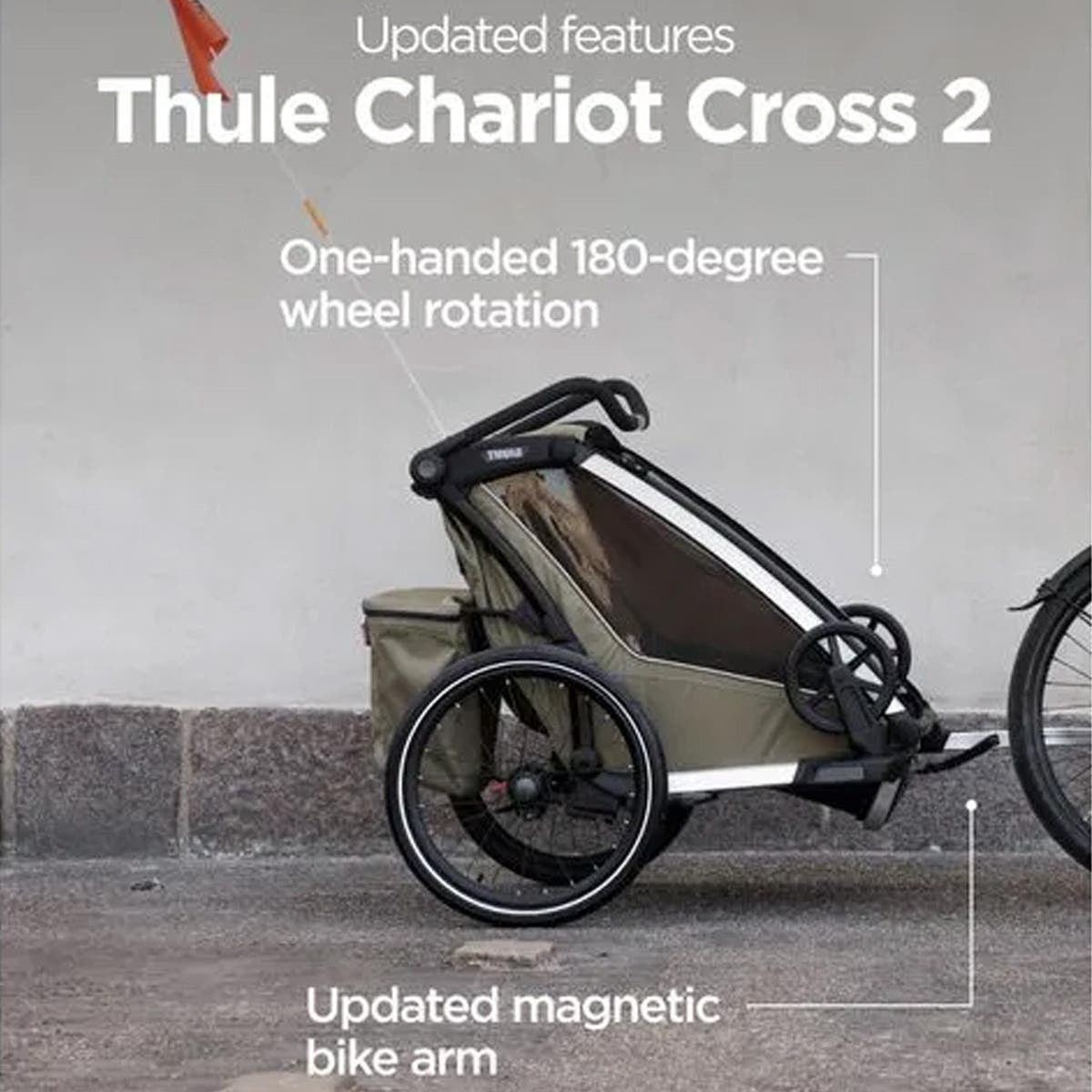 Thule Chariot Cross 2 Bike Trailer - Double