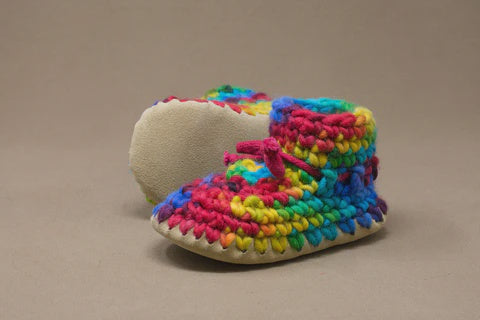 Padraig Cottage Slippers - Rainbow