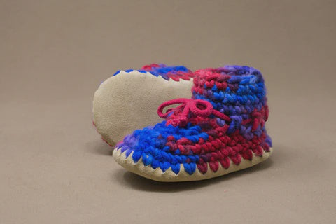 Padraig Cottage Slippers - Red Multi