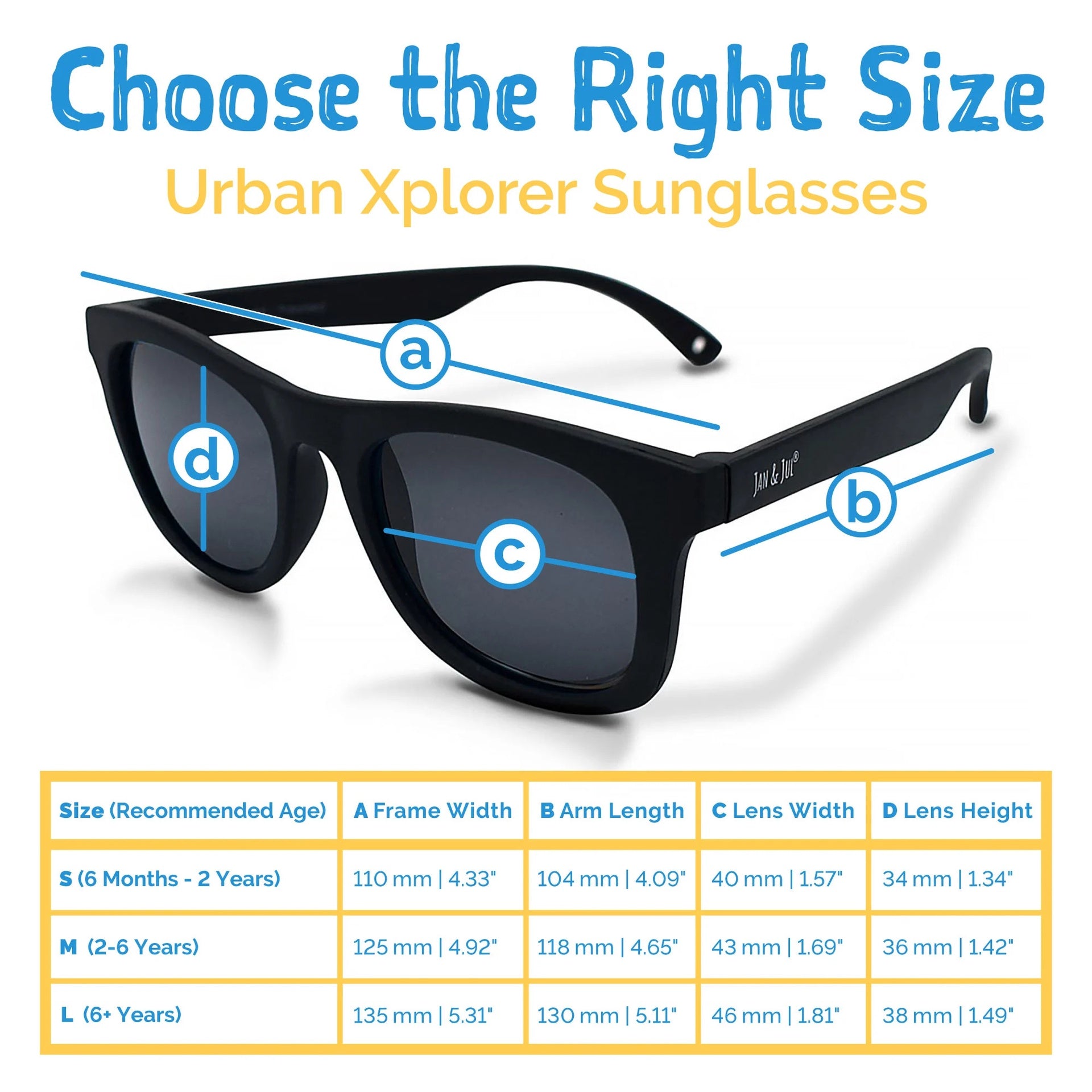 Jan & Jul Urban Xplorer Sunglasses Black