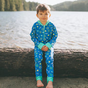 Honeysuckle Swim Sunsuit - Funfetti