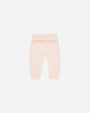Quincy Mae Cotton Baby Pant - Petal