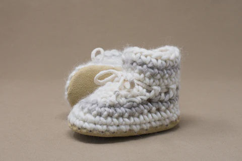Padraig Cottage Slippers - Cream Stripe