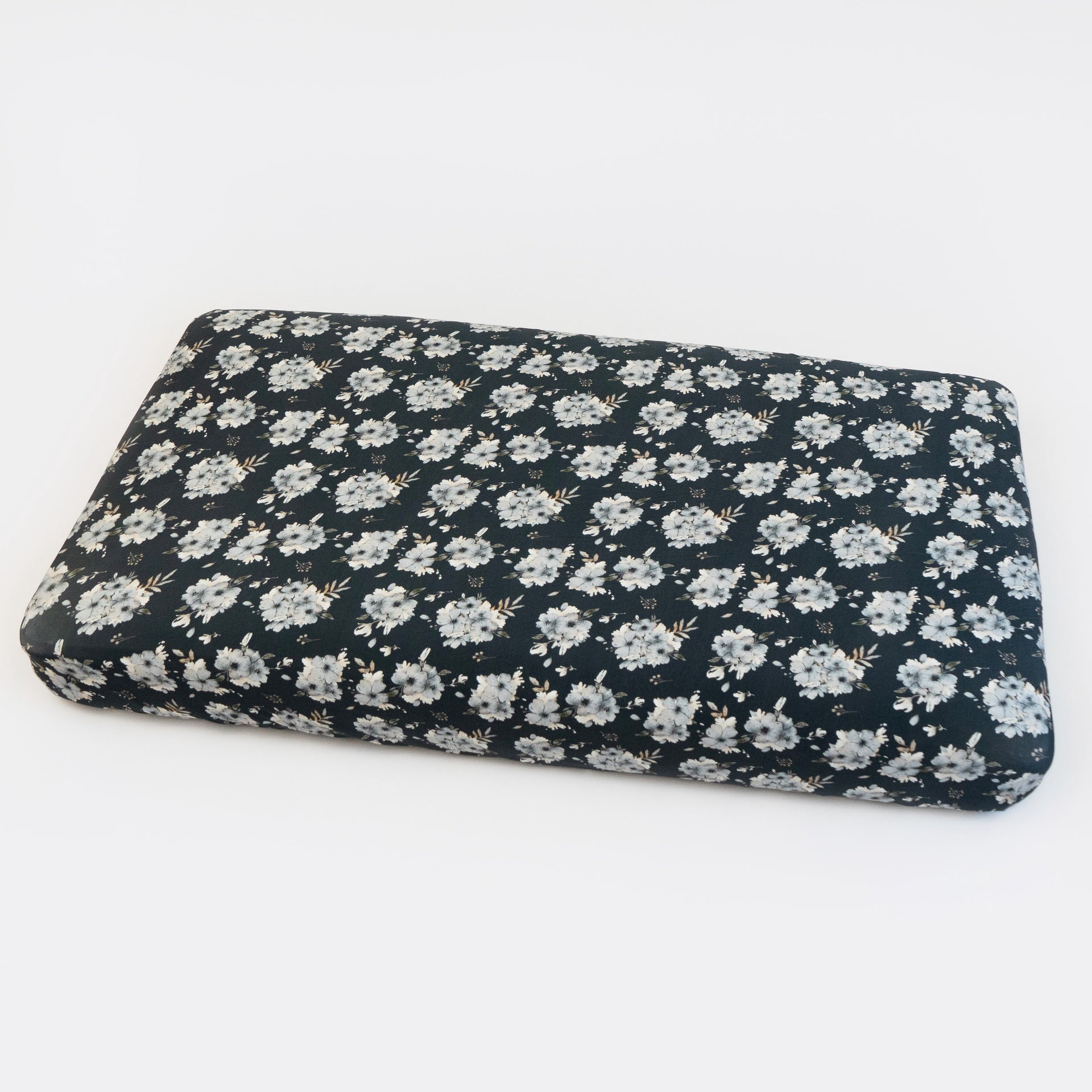 Bamboo Crib Sheet - Dark Floral