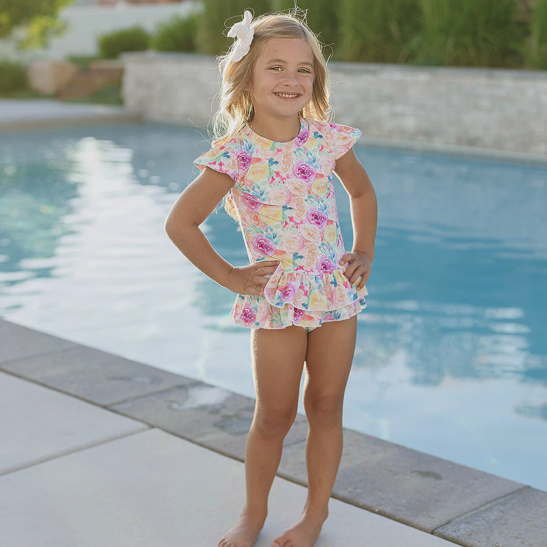Current Tyed Clothing 2 Piece Twirl Rashguard Set - Isabella