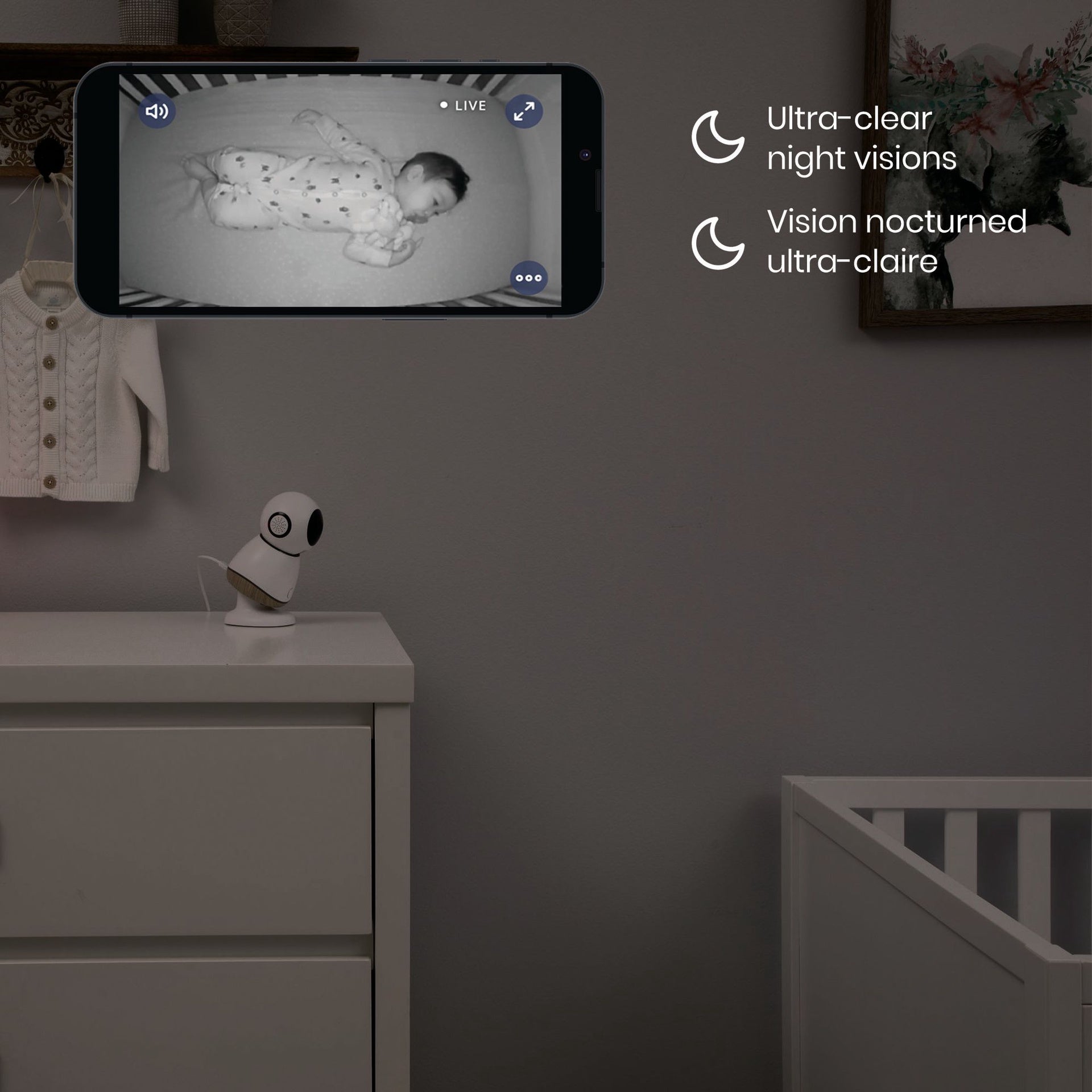 Maxi-Cosi See Pro 360 Baby Monitor & Parent Unit With CryAssist Technology