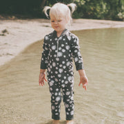 Honeysuckle Swim Sunsuit - Night And Daisy