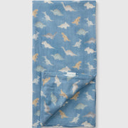 Loulou Lollipop Muslin Swaddle - Dinosaur Stomp