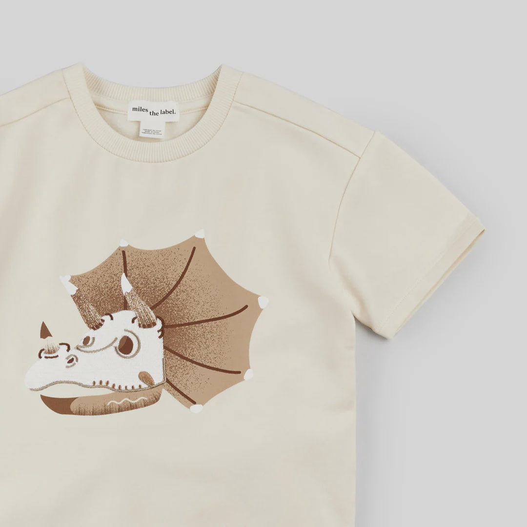 Miles The Label Triceratops Fossil T-Shirt