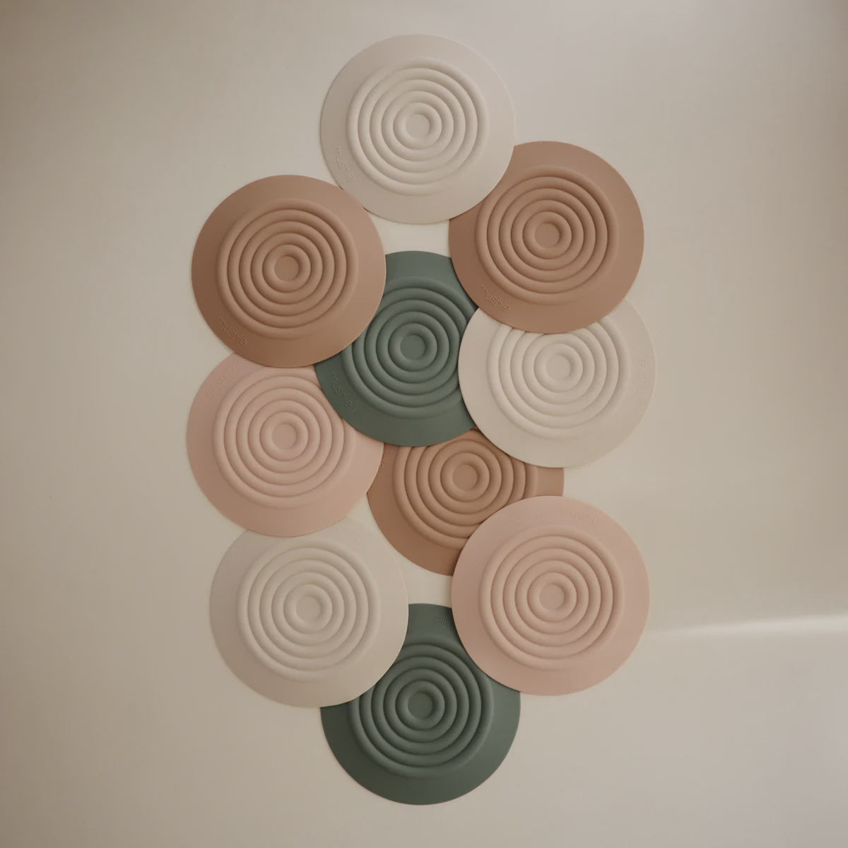 Mushie Silicone Drain Stopper 2 Pack - Natural / Shifting Sand