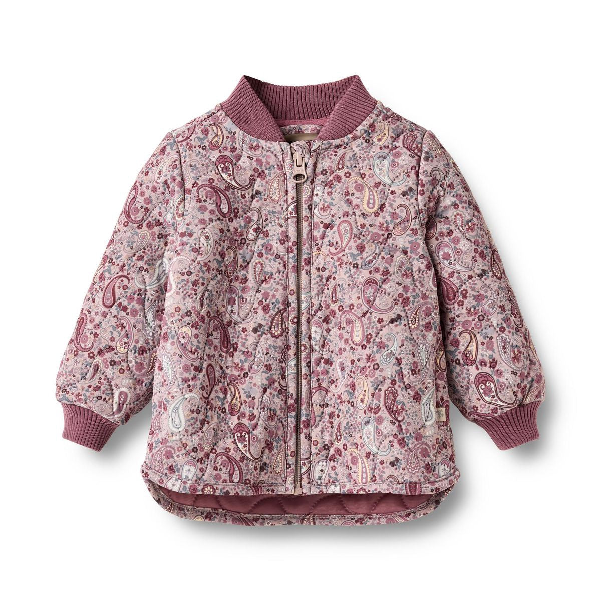 Wheat Thermo Jacket Loui - Dry Rose Paisley