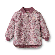 Wheat Thermo Jacket Loui - Dry Rose Paisley