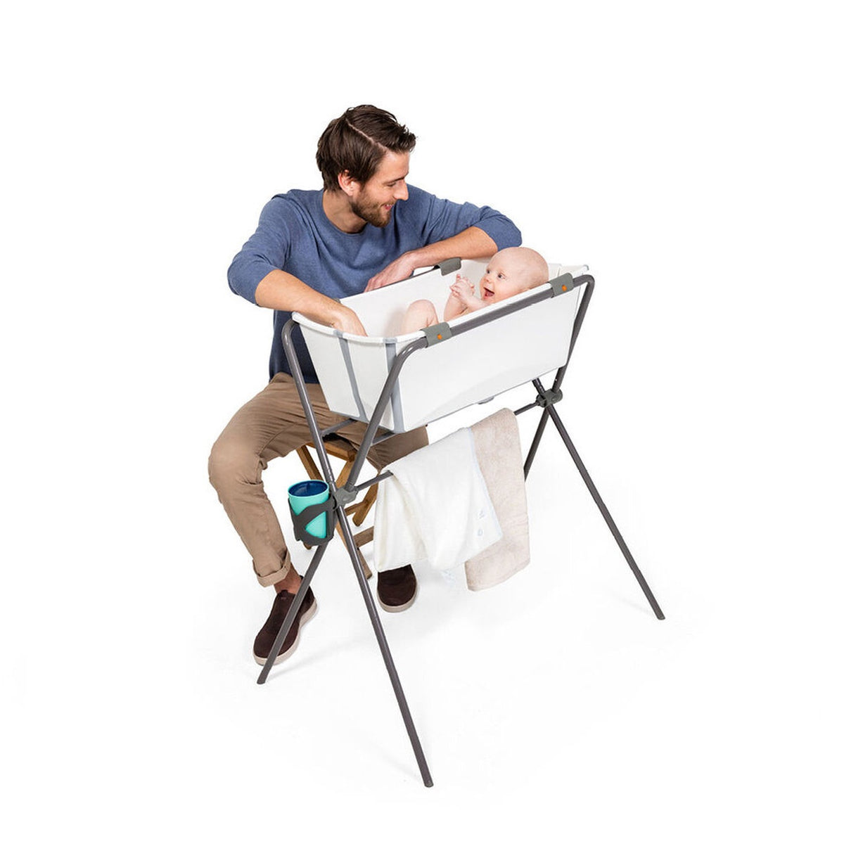 Stokke Flexi Bath Stand - Grey