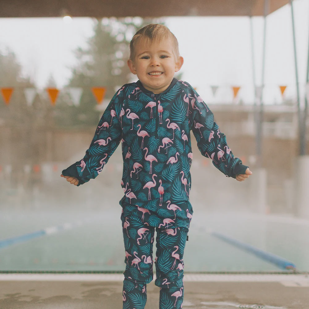 Honeysuckle Swim Sunsuit - Flamingoals