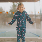 Honeysuckle Swim Sunsuit - Flamingoals