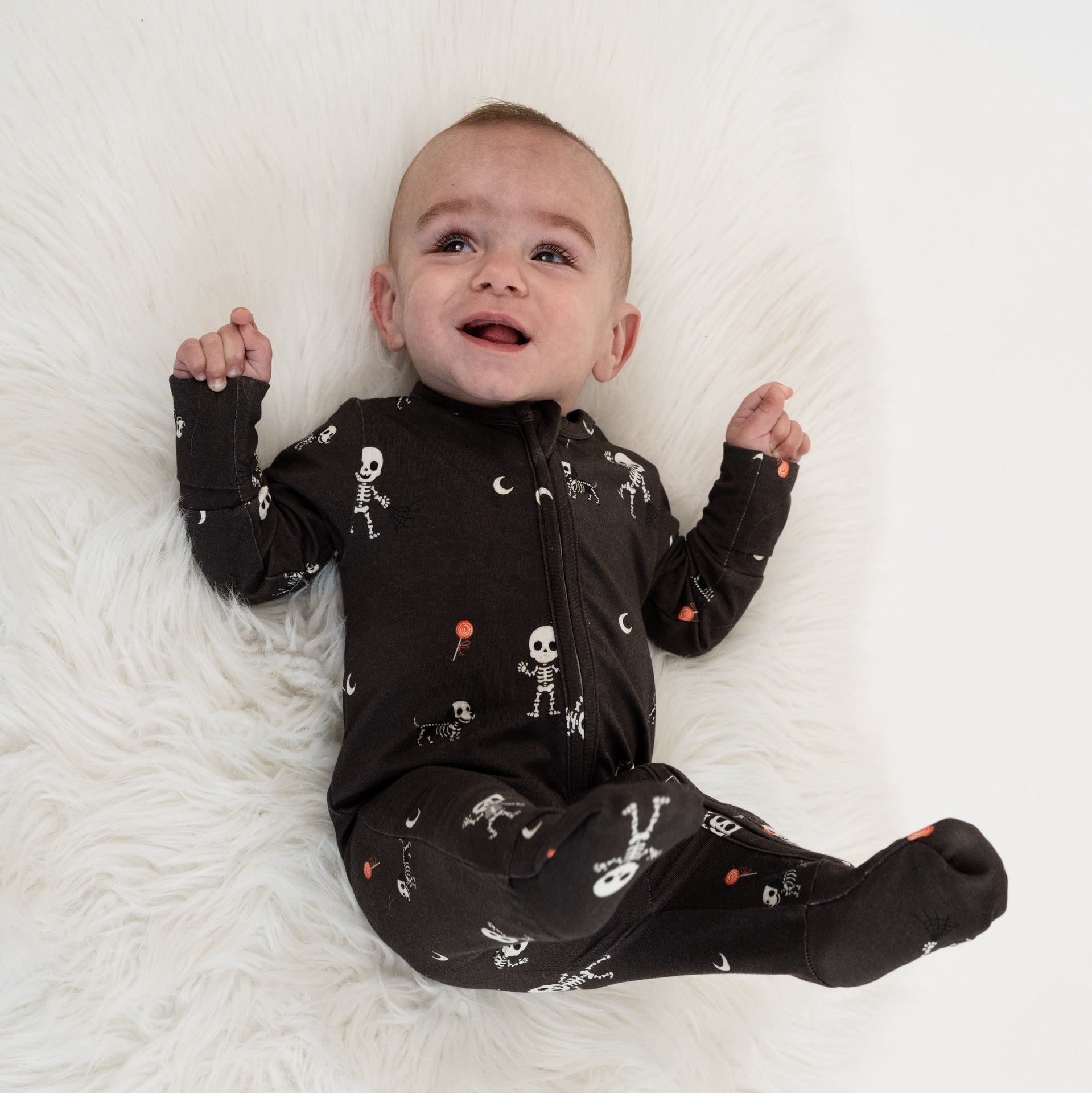 Footless Zipper Sleeper - Skullies