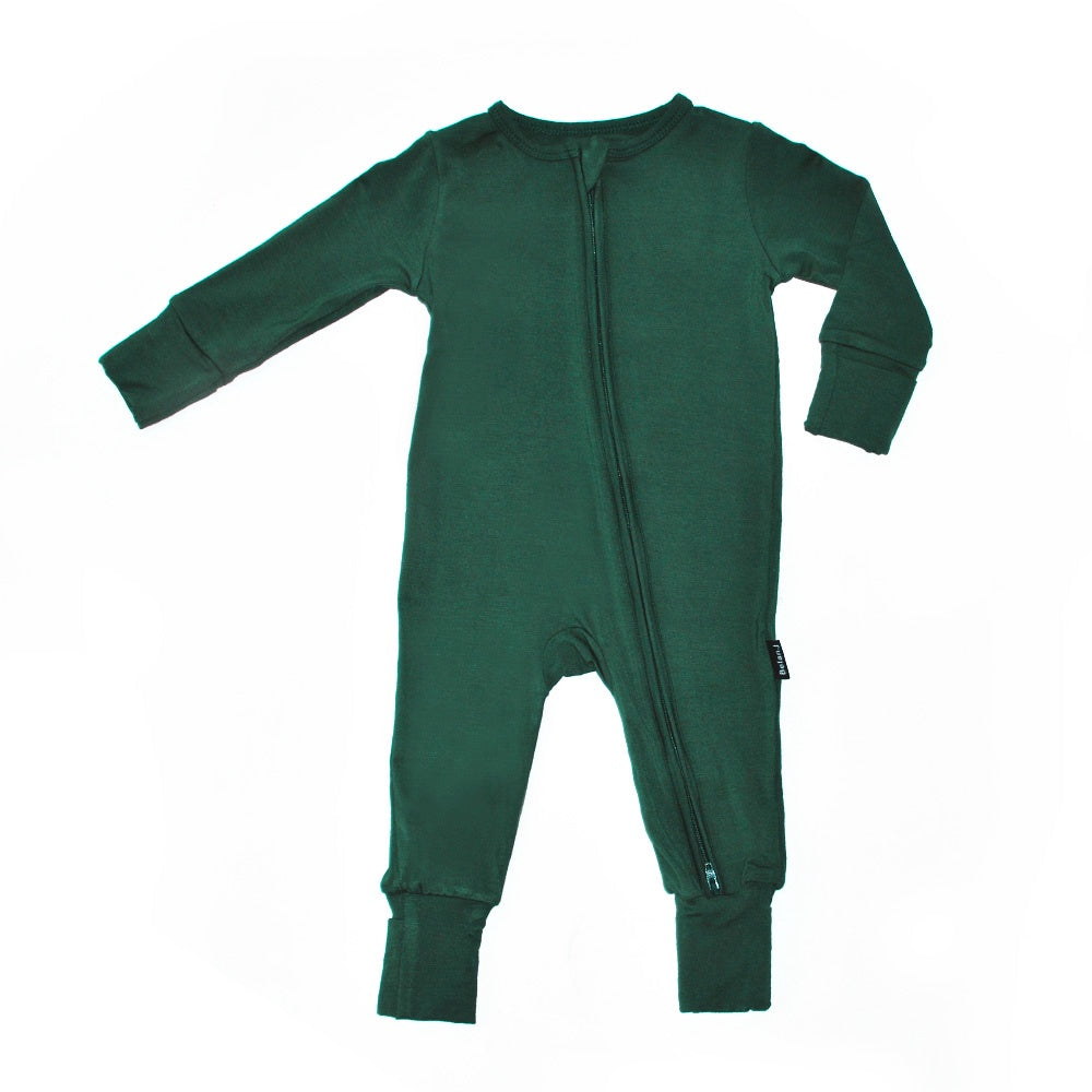 Footless Sleeper with Fold-Over Cuffs - Cypress