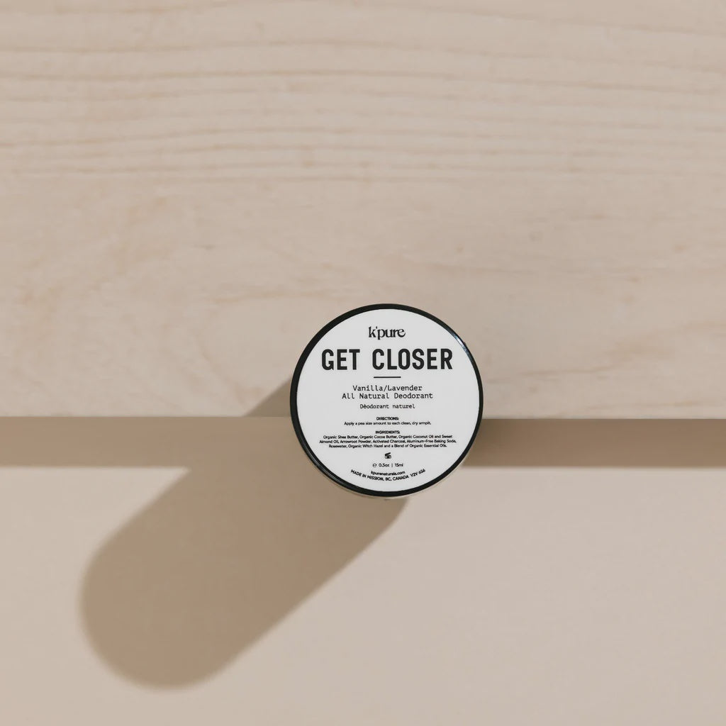 K'Pure Get Closer All Natural Deodorant