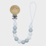 Glitter & Spice Pacifier Clip - Greyson
