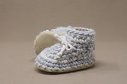 Padraig Cottage Slippers - Grey Stripe