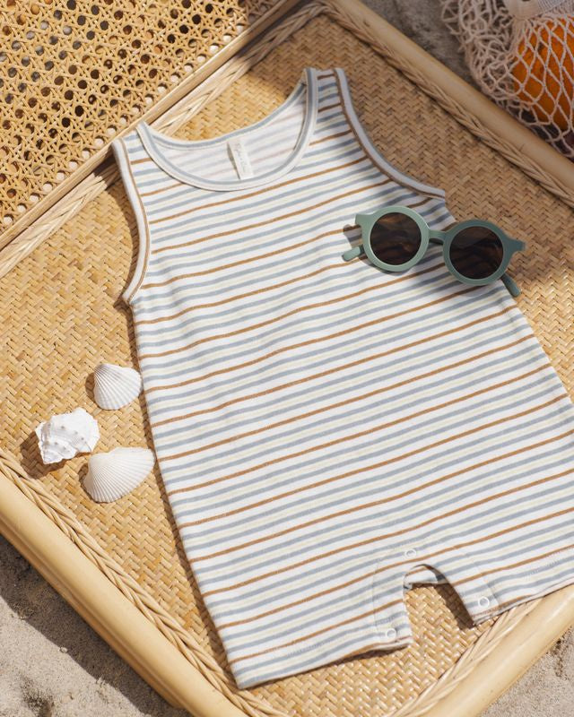 Rylee + Cru Sleeveless One-piece - Vintage Stripe