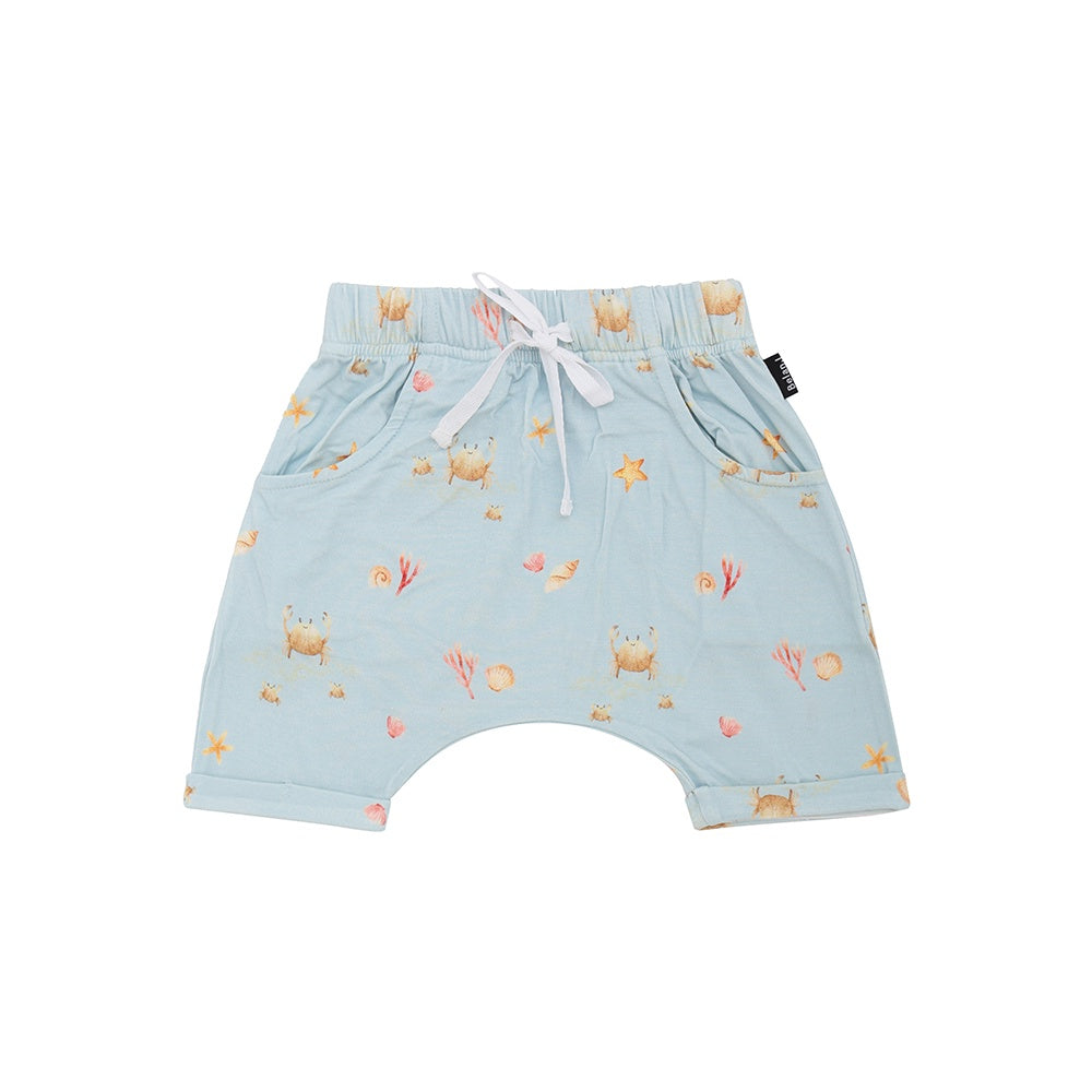 Harem Shorts - Seaside Blue