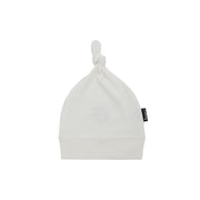 Ribbed Bamboo Knotted Hat - Rice