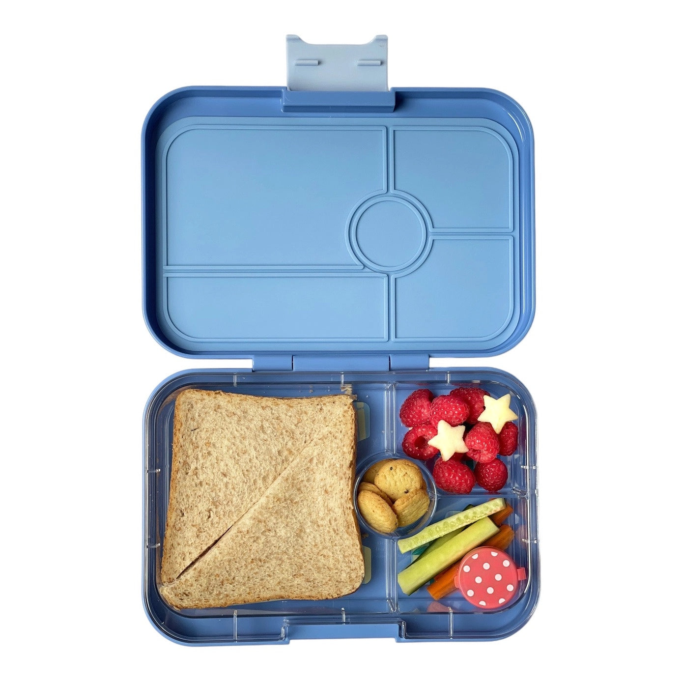 Yumbox Tapas 4 Compartments - Hazy Blue With Panthers Tray