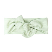 Ribbed Bamboo Headband - Misty Sage