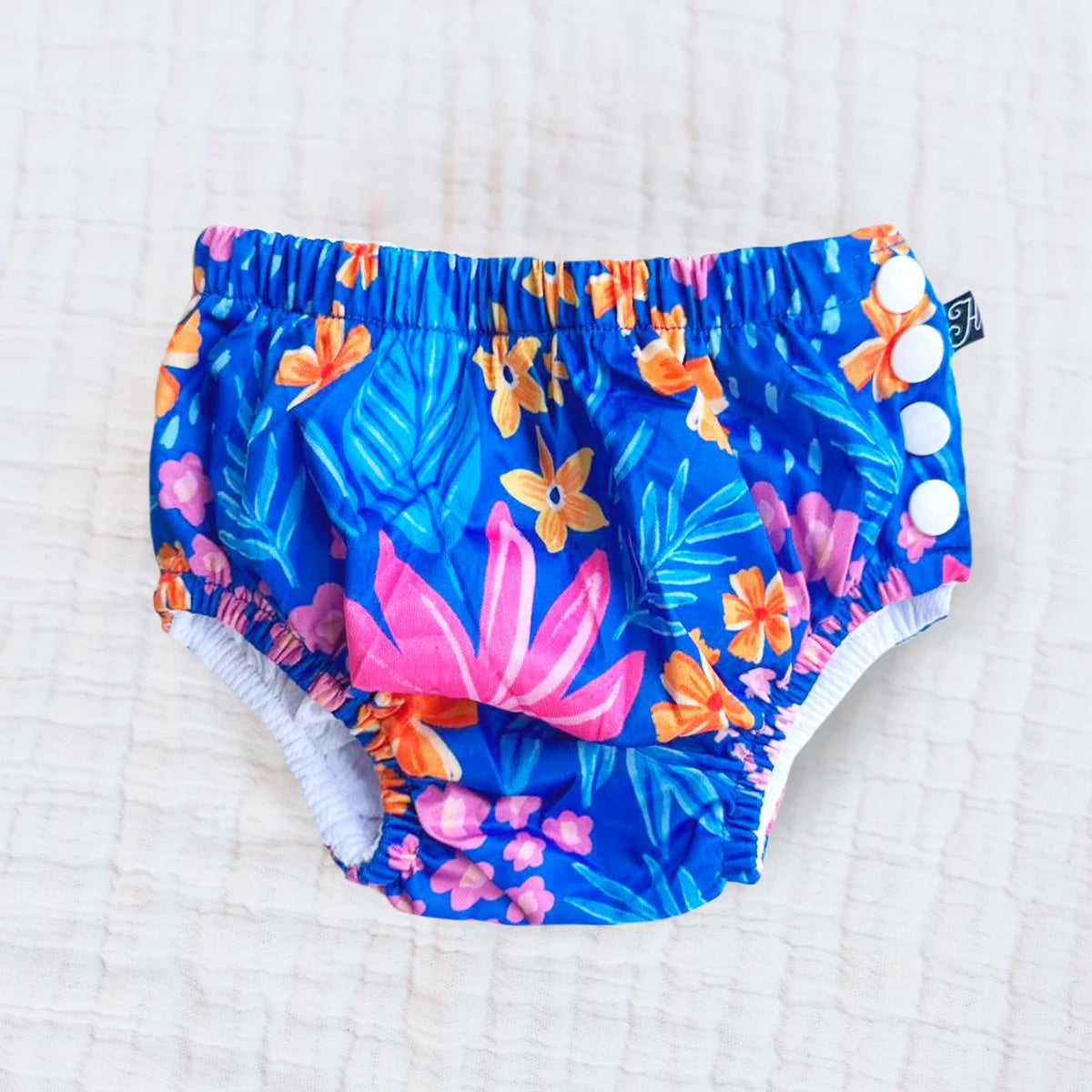 Honeysuckle Swim Diaper - Bloom Lagoon