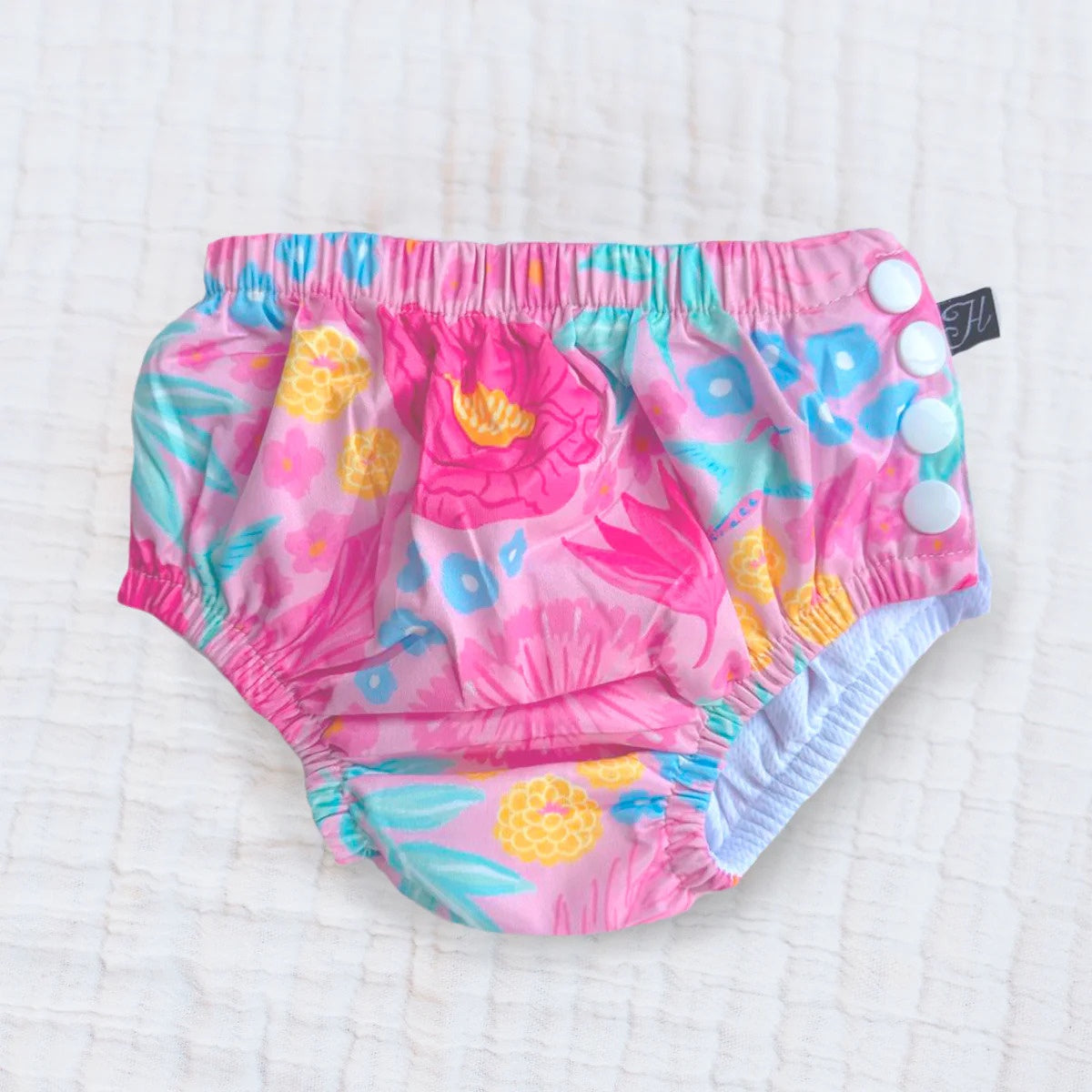 Honeysuckle Swim Diaper - Hibis-Kissed