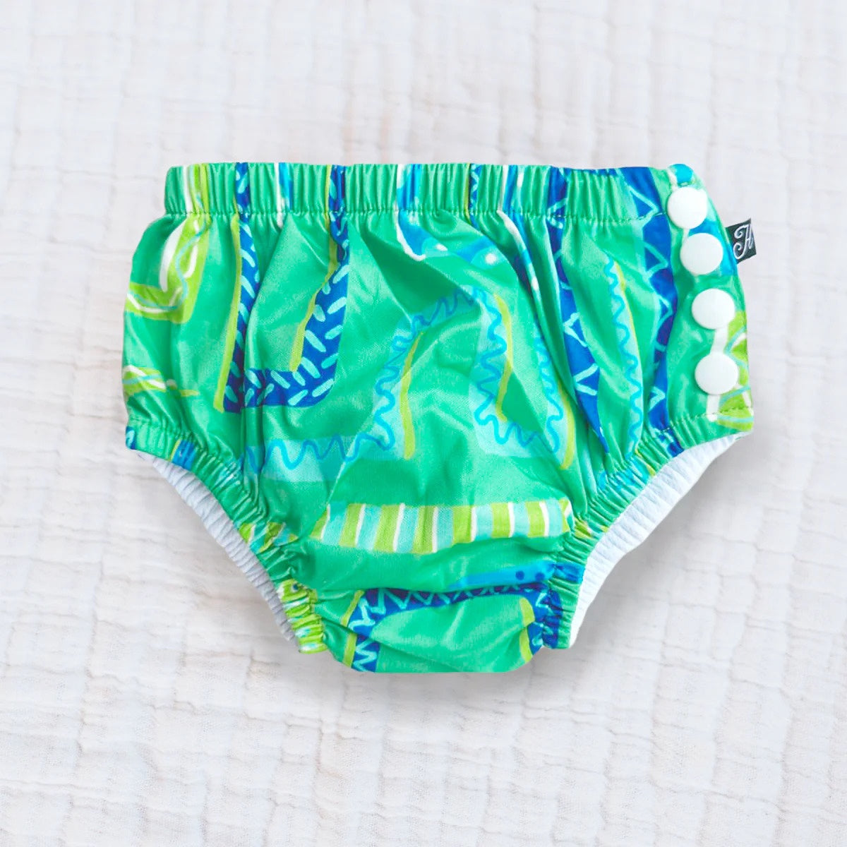 Honeysuckle Swim Diaper - A-maze-ing Snakes