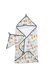 Loulou Lollipop Hooded Towel Set - Home Sweet Home