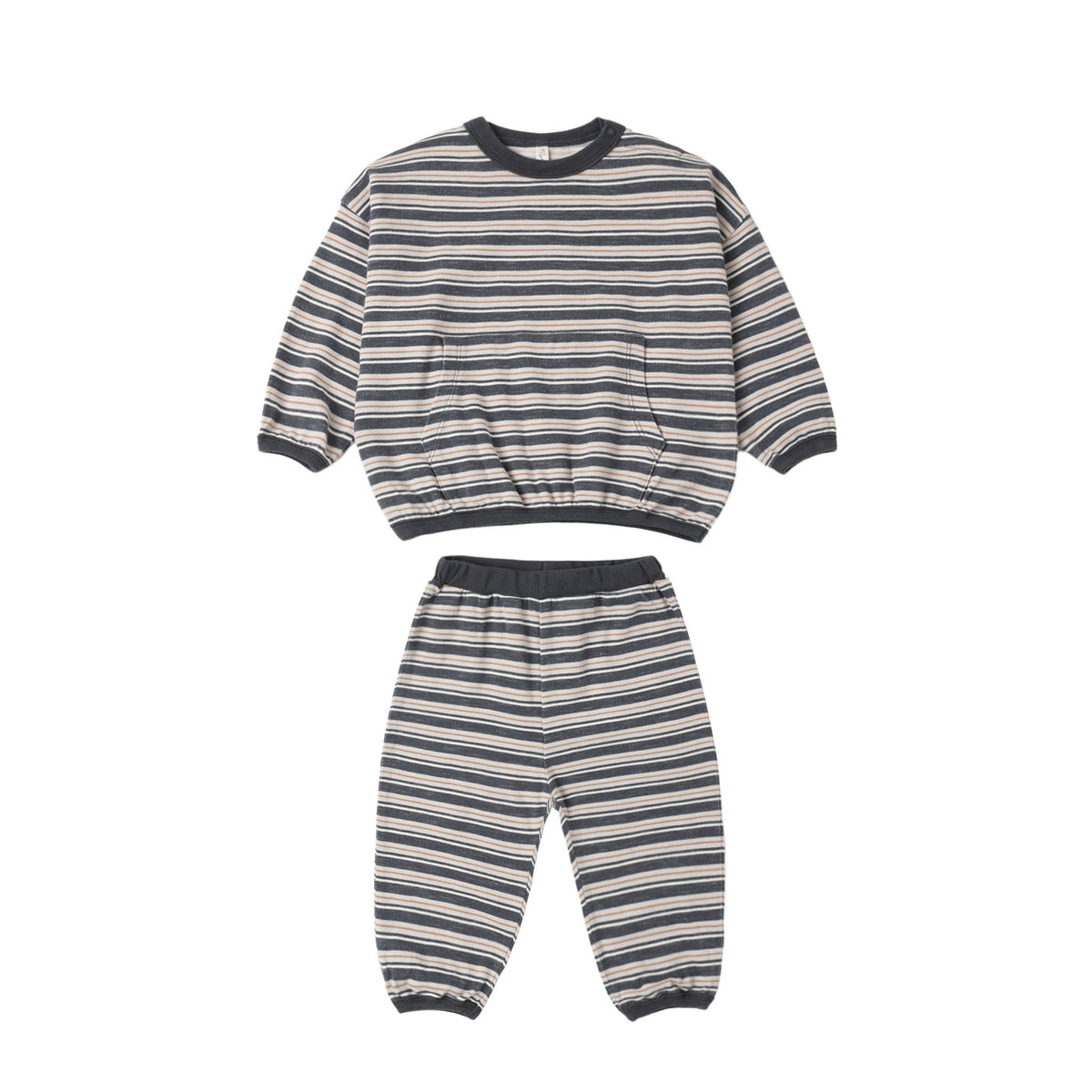 Rylee + Cru Relaxed Set - Blue Stripe