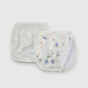 Loulou Lollipop Burp Cloth Set - Mini Mathletes