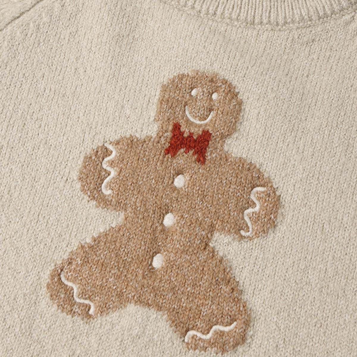 Rylee + Cru Relaxed Raglan Sweater - Gingerbread Man