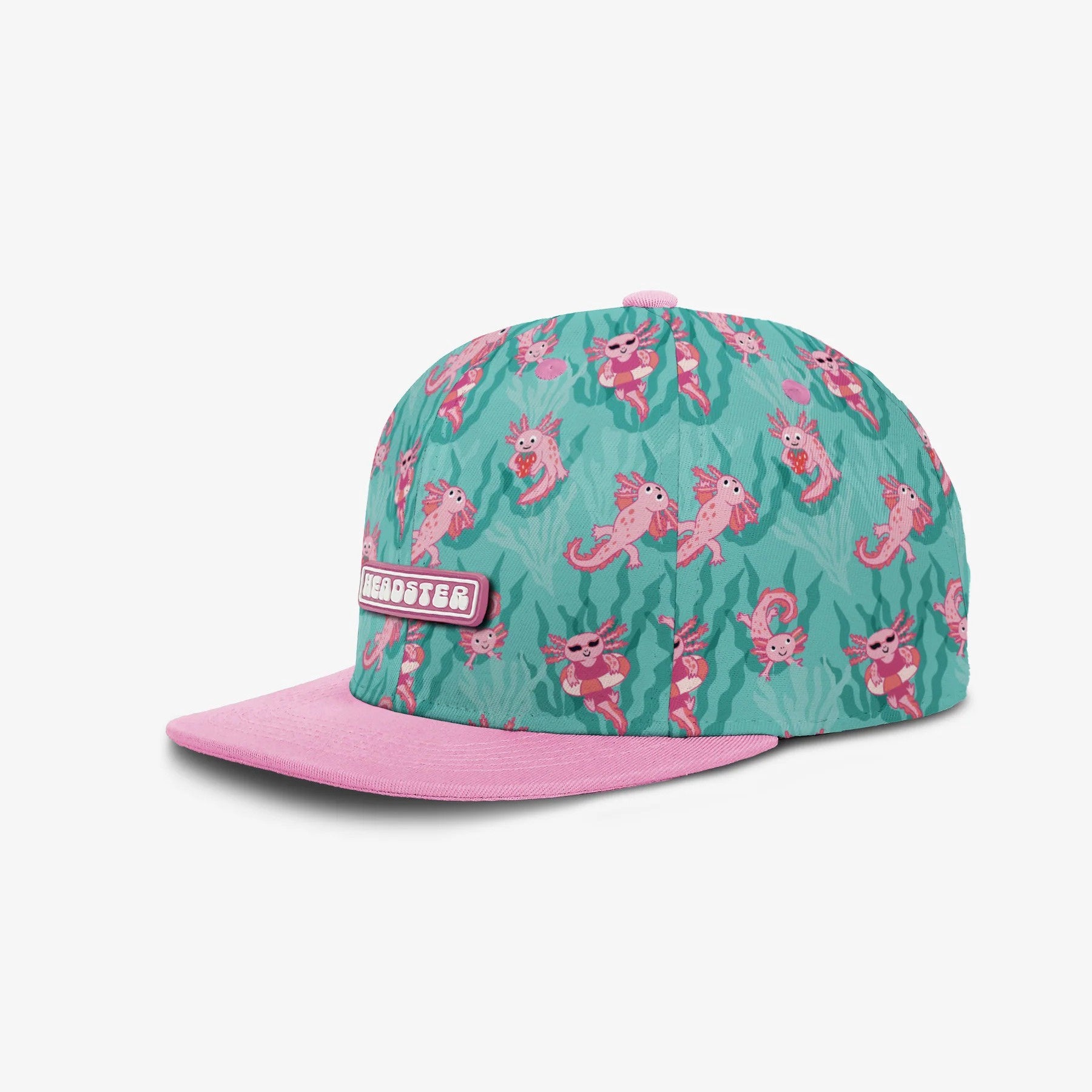 Headster Axolotl Snapback - Lagoona Blue