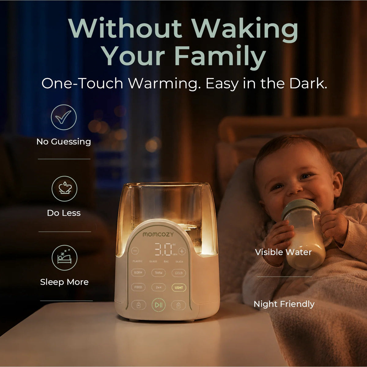 Momcozy Night Pro Baby Bottle Warmer
