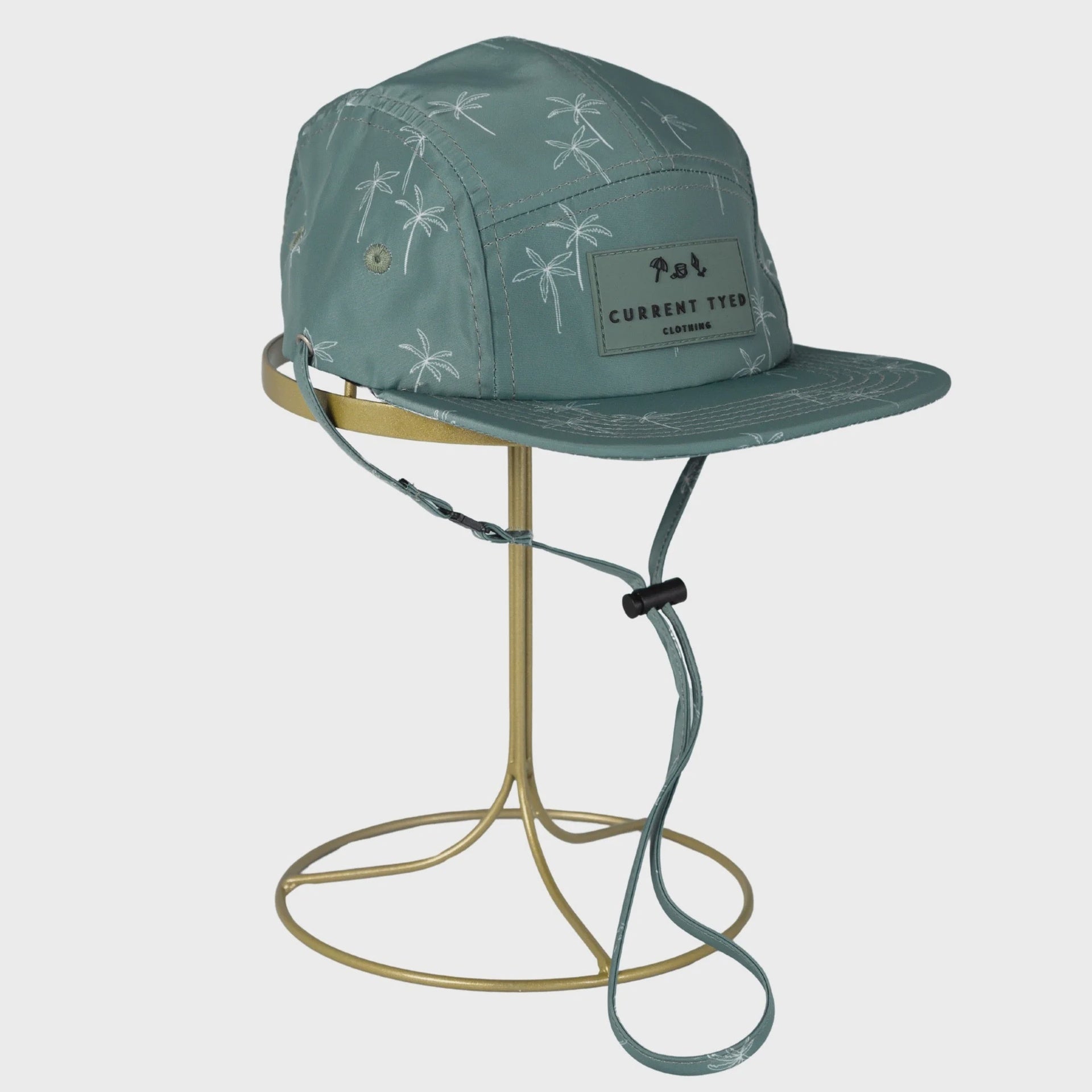 Current Tyed Clothing Waterproof Snapback - Green Palms