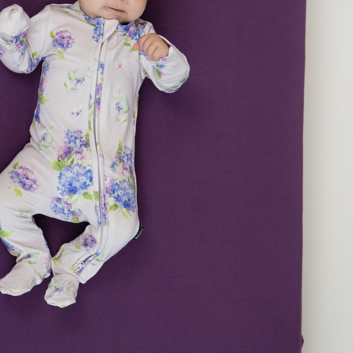 Bamboo Crib Sheet - Deep Plum
