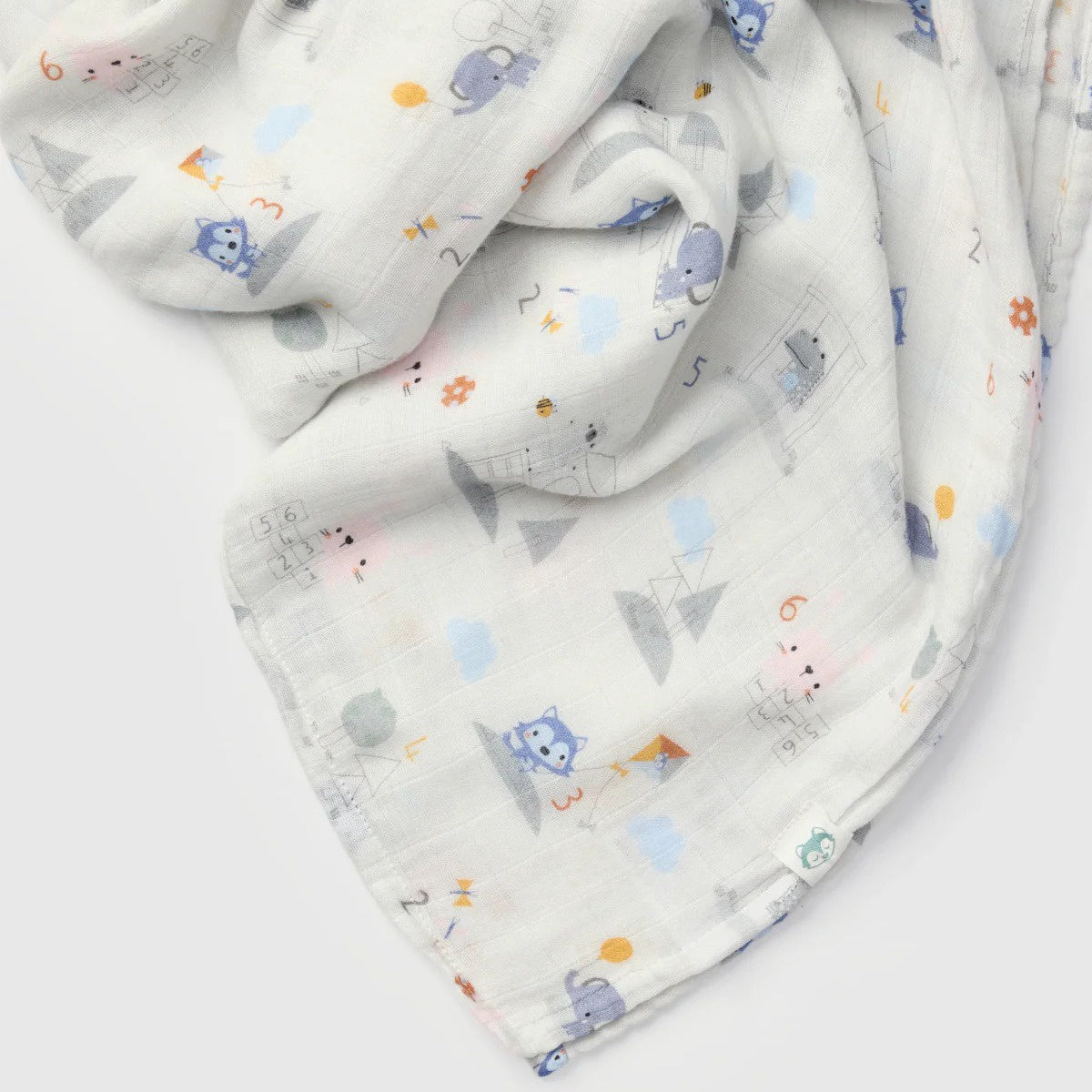 Loulou Lollipop Muslin Swaddle - Mini Mathletes