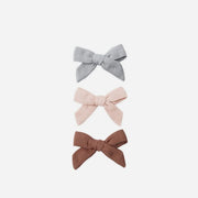 Quincy Mae Bow with Clip - 3pack