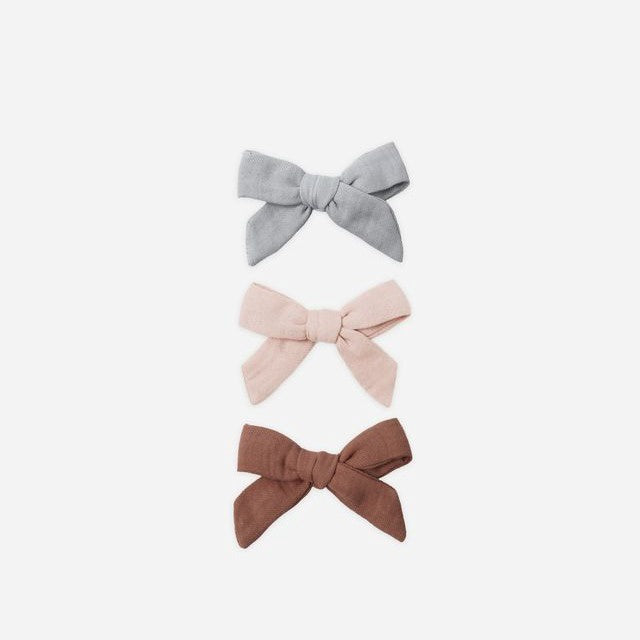 Quincy Mae Bow with Clip - 3pack